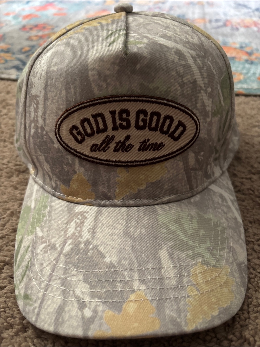 God Is Good All The Time trucker hat
